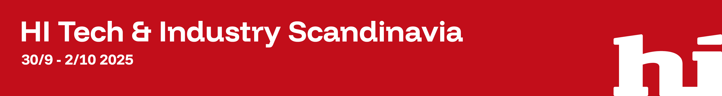 HI Tech & Industry Scandinavia 2025